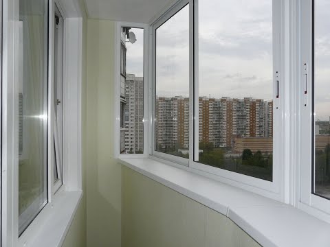 Холодное остекление алюминиевыми окнами с шумопонижающими отливами и с выносом в Лыткарино